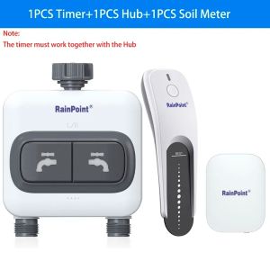 2 Zone Smart WiFi Water Timer For GardenWatering By Litre And TimeAutomatic Irrigation Sprinkler Watering Timer IP54