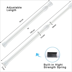 2025 VENTI SHOWER ADJUSTABLE ROD EXTENDABLE TENSION ROD FOR HOME USE