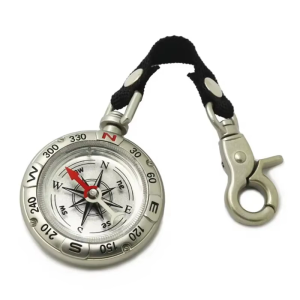 Portable Navigation Tool Camping Compasses Outdoor Camping Pocket Compasses Zincs Alloy Pocket Compasses With Lanyard