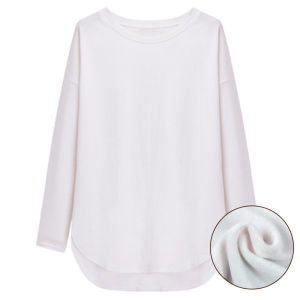 Womens Basic T-Shirt/Long Sleeve Top Premium Quality/Solid Color/Warm & Comfortable/Casual Commute Wear/Daily Outfit For Ladies