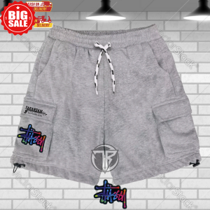 Celana Cargo Pendek Pria Bahan Katun Fleece Gramasi 280 Terlaris Boardshorts Cowok Cewek Terkeren Kota Bandung Sablon STASY Terpopuler Kargo Gunung Style Koreaan 2023 Short Man Priaa