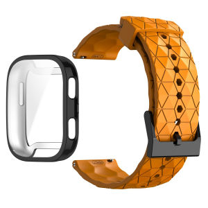 2 in 1 Set Case+Sport Silicone Strap For Amazfit Bip 6 Smart Watch Cover Band