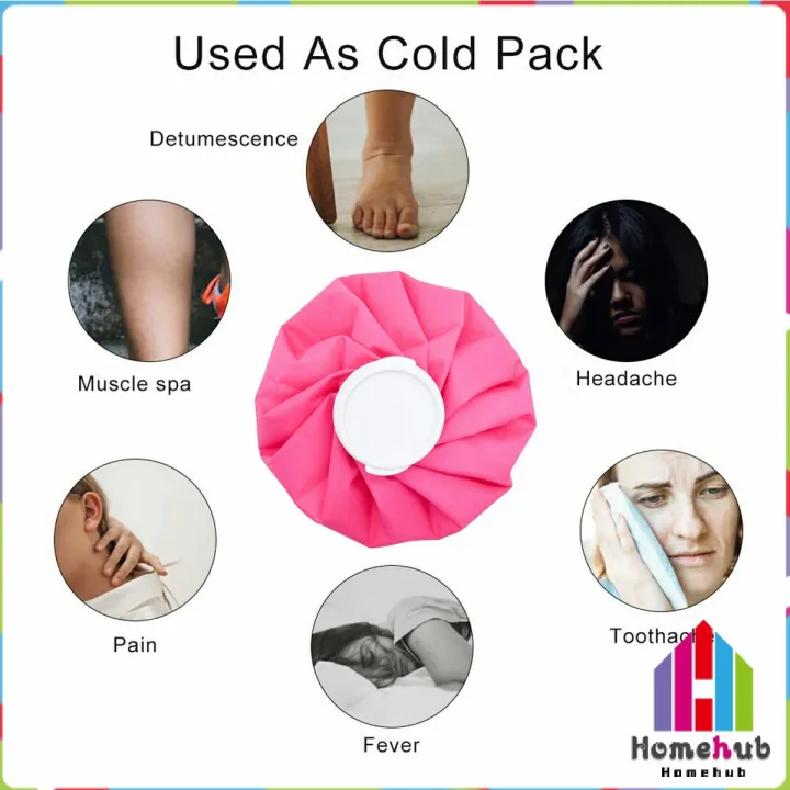 Homehub%206%20inches%20Reusable%20Ice%20Bags%20Medical%20Cold%20Pack%20Hot%20Water%20Bag%20for%20Injuries%20Pain%20Relief%20Health%20Care%20Knee%20Head%20Leg%20-%20Image%204