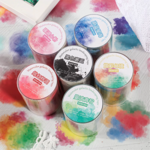 Màu Nước Phong Cảnh Băng Scrapbooking Trang Trí Vật Nuôi băng dính Cho lưu bút ảnh Album sổ nhật ký 50mmx2m