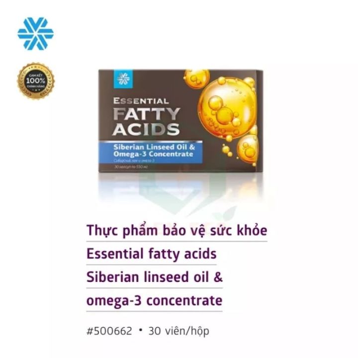 Thực phẩm bảo vệ sức khỏe Essential fatty acids Siberian linseed oil