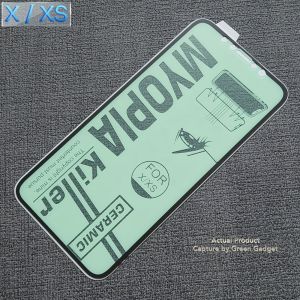 iPhone 11/12/13/14 Pro/Pro Max/Plus Matte Ceramic Screen Protector Skrin Protector Anti Bluelight Blueray Tempered Glass Alike