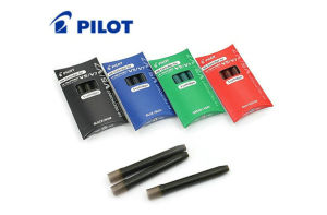 Pilot BXC V5V7 Hi-Tecpoint Refill Ink Cartridge Replacements - BlackRedBlueGreen 6 Packs BXS-IC