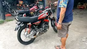 Knalpot Rx King Kolong Python Chrome Cacing Super Istimewa BKJ