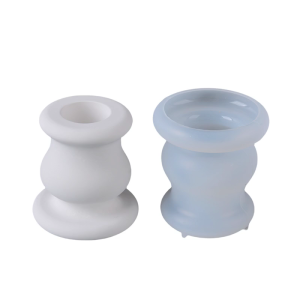 Nordics Style Holder Silicone Molds Roman Pillar Candlestick Mould Craft Supplies Casting Molds