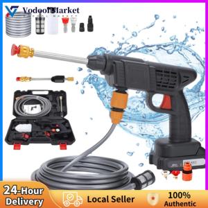 【Vodool】 26Bar 21V Cordless Car Washer Rechargeable High Pressure Car Water Electric Spray Water for Auto Home Garden Cleaning