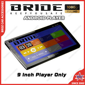 BRIDE Car Universal Android Player 9 inch 10 inch Quad Core Car Multimedia Wifi Bluetooth GPS Navigation Radio Player Kereta Lagu