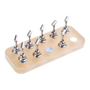 Convenient Magnetic Nail Tips Holder Acrylic Fingernail Display Stand for Nail Art Practice and Showcase