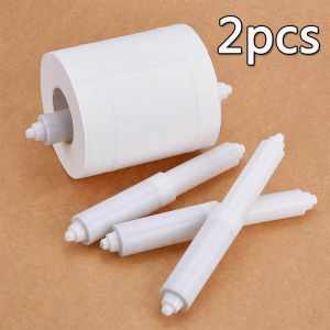 2Pcs Toilet Paper Holder Retractable Plastic Tissue Holder Bathroom Toilet Roller Replacement