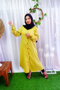 JJT SHOP/Biva Long Tunik / Tunik Wanita Terbaru / Bahan Moscrepe Leady Zahra / Nyaman di pakai/COD