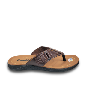 Casildo Sandal Kasual Pria Japit Sendal Cowok Kulit Size 39-43