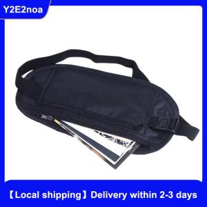 【Local shipping】 1PC Universal Sports Waist Bag Money Belt For Travel Women And Men Slim Hidden Travel Wallet Mobile Phone Anti-theft Bag
