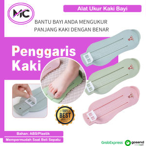 Alat Pengukur Kaki Bayi Penggaris Ukur Panjang Sepatu Sandal Anak Balita 0 - 8 Tahun Praktis Foot Measurement Tool Murah