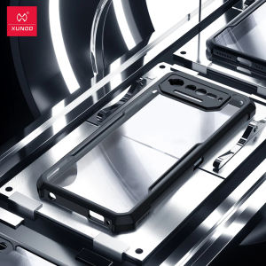 Xundd Cho ASUS ROG Phone 6 7 8 9 Pro Trường Hợp Chống Sốc Bumper vỏ bảo vệ mặt sau trong suốt Bìa ốp sang trọng