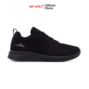 Ando Official Sepatu Sneakers Bsc 31 Reflective Remaja - Hitam/Hitam