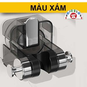 Móc Gác cài vòi hoa sen Gác treo tay sen Giá Đỡ Vòi Sen Móc Đa Năng Hít Chân Không