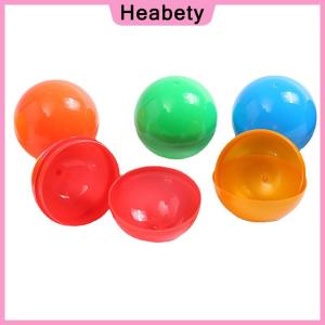 Heabety 50Pcs Mini 32MM Clear Transparency Plastic Toy Surprise Ball Tiny Container Making Things Model Gashapon toy