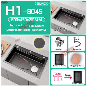 (SG)READY STOCK.Kitchen Honeycomb Embossed Large Single Sink /SUS 304 Stainless Steel sink/Sink Basin(1-3 Days delivery)Fast shipping