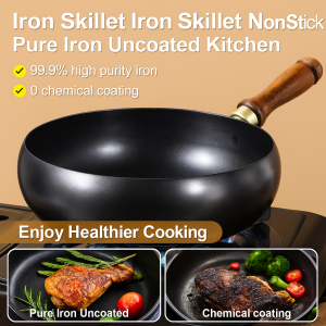 Pot with Big Belly Lit Easy and Effortless Frying Pan High-temperature Refining Quick Cooking