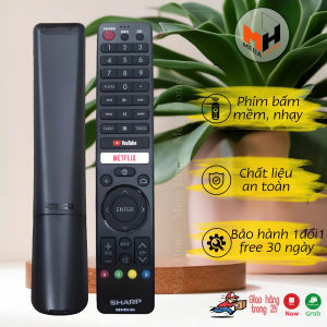 Điều khiển tivi Sharp remote tivi Sharp smart phím mềm hàng loại 1