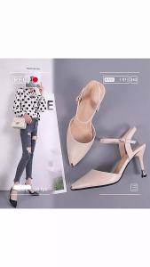 [Free Shipping] 2026 New Summer Black Sandals For Women Hollow Design Thin Heel Pointed Toe Ankle Strap High Heels
