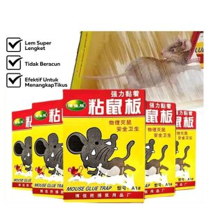 LEM PAPAN JEBAKAN TIKUS CAP GAJAH / BADAK IMPORT PAGODA SUPER KUAT  PEMBASMI HAMA