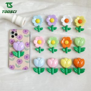 Giá Đỡ Kính Thiên Văn Hình Hoa Tulip Hoạt Hình Dễ Thương Nổi 3D Giá Đỡ Điện Thoại Di Động Thông Dụng Cho iPhone OPPO VIVO Xiaomi Redmi Huawei Infinix Samsung Galaxy