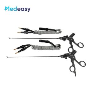 Laparoscopic Bipolar Coagulation Forceps With Cable Laparoscopic bipolar forceps