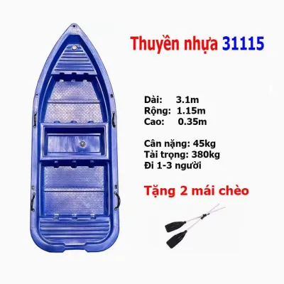 Thuyền Nhựa PE310 MIỄN PHÍ VẬN CHUYỂN CÓ HÀNG SAU 10-14 NGÀY