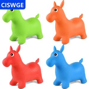 [COD] CISWGE AUTOPARTS Quà tặng giáng sinh sáng tạo cho bé Đồ chơi bơm hơi ngựa nhảy đồ chơi thể thao cho trẻ em