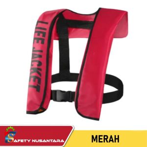 Inflatable Rompi Pelampung Life Jacket Otomatis Life Jaket Automatic Gas Co2