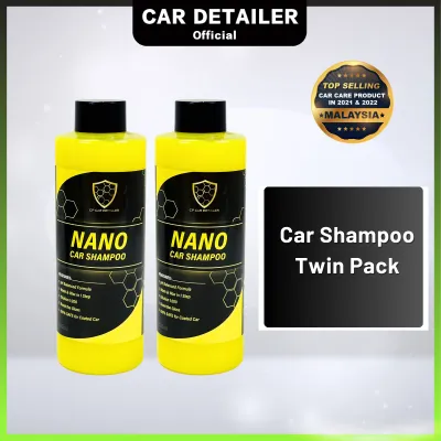 【CP CAR Detailer】Nano Car Shampoo 500ml x 2 Car Wash Car Shampoo and Wax Sabun Cuci Kereta Basuh Kereta Pencuci Kereta