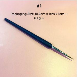 Hook Line Detail Painting Brush for Watercolor Oil Acrylic Gouache Paint Hand Watercolor Scriptliner Wolf Hair Brush(1 Pcs)
