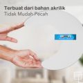 Stiker Cermin Kaca Dinding Oval Anti Pecah 27 X 14.5 CM Acrylic Kaca Cermin Tempelan Wall Sticker Dekorasi Cermin Dinding Tempel Murah Import. 