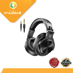 OneOdio / OneAudio A70 Bluetooth & Wired Headphones Professional DJ Over Ear Headphones Built-in Mic & SharePort USB-C Charging 72H Battery DJ Foldable Travel Light Weight Headphone - Black