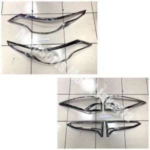PAKET / SATUAN GARNISH CHROME DEPAN BELAKANG FORTUNER SRZ & VRZ 2016 UP / LIST CHROME LAMPU DEPAN BELAKANG FORTUNER SRZ & SRZ 2016 2017 2018 2019