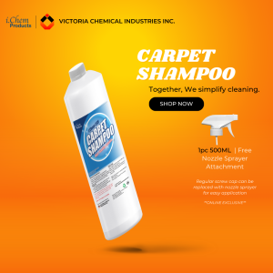 ICHEM PRODUCTS CARPET SHAMPOO LITER (FABRIC SHAMPOO CAN BE USE IN ALL TYPES OF FABRIC SURFACES CARPET BED SHEETS FOAM SOFA CURTAIN)
