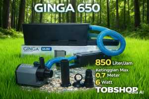 GINGA GA 650 Mesin Top Filter Box Kotak Aquarium Ikan Aquascape GA650