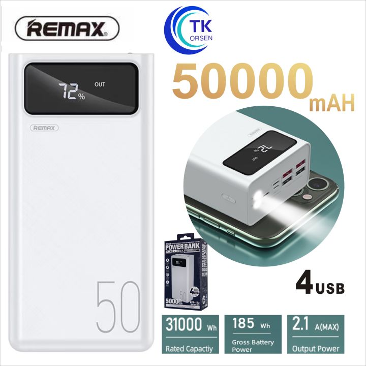 [คูปองส่วนลด 40 บาท] Remax RPP-162/RPP-113 พาวเวอร์เเบงค์ความจุ ...