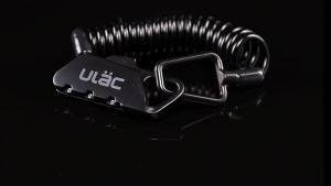 2026 ULACBike Locks Fold Backpack Helmet Bicycle Motobicycle Cable Lock 3 Digit Combination Anti-theft 1200mm Bike Bicycle Lock