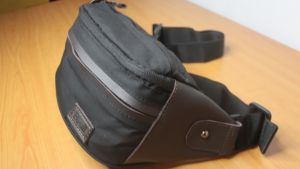 Waistbag Brand Lokal Pusiill/ Kombinasi Kulit Asli/Tas Selempang Pria&Wanita/Waistbag Anti Air Model V7.0