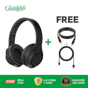 [2024 NEW] Cantiklife M6 Headphone Bluetooth Wireless Headset Earphone Bluetooth 5.3 Hifi Sound Quality Headphone Wired Dual Mode Stereo Bass AUX 3.5mm Noise Proof Music Headset with Mic TH10
