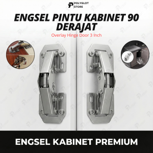 Engsel Bridge Hinge 3" 90 Degree Furniture Fitting Engsel Lemari