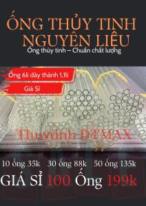 Ống borosilicate loại tốt  Thủy Tinh Thí Ngiệm Trong Suốt #THUYTINHDTMAX