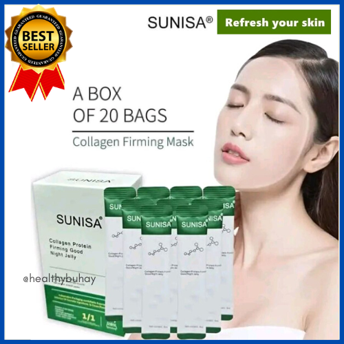 Sunisa Collagen Protein Firming Sleeping Mask 20Sachets Per Box | Lazada PH