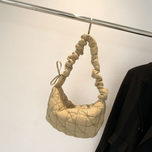 【Fashion Park】{New}🌺Carlyn soft bag female casual lightweight hobo bag Korean cloud hanging bag Women Dumpling Shoulder Bag Crossbody Bag Sling Bag